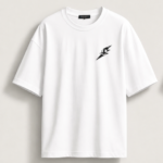 Arthdrop T-Shirt blanc brodrie bleu