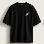 Arthdrop T-Shirt noir brodrie Rose